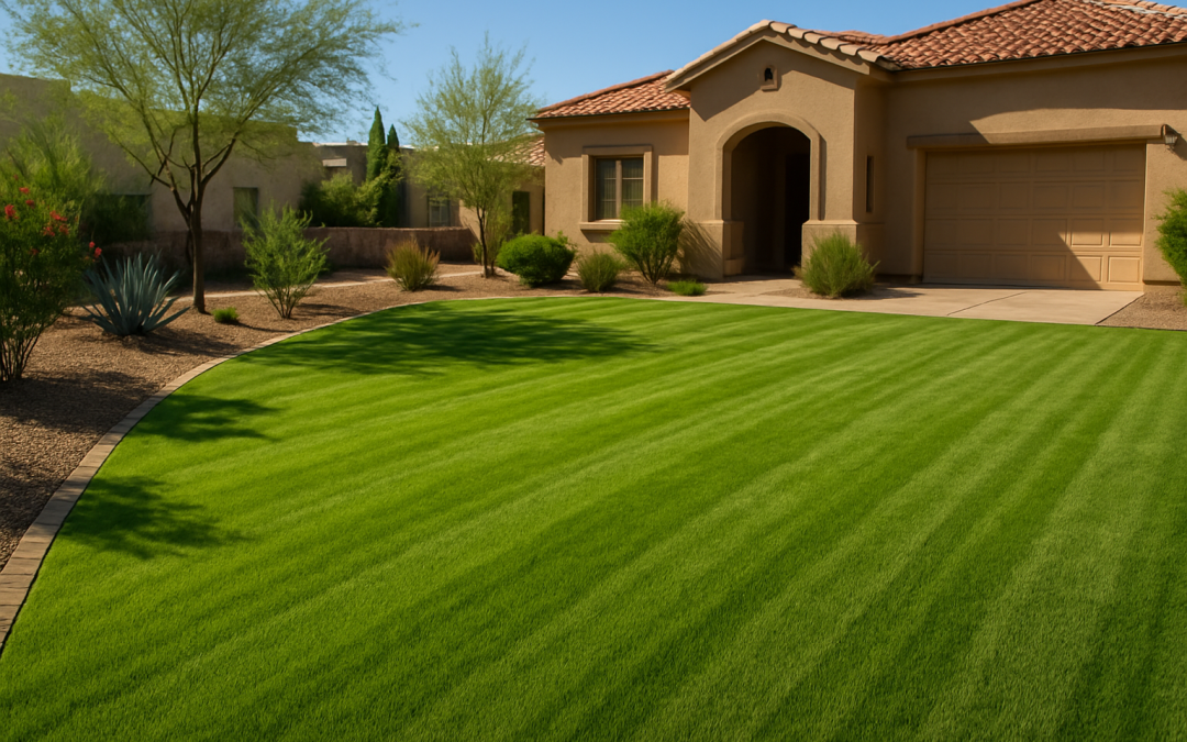 Mowing Height for a Hot High Desert Summer in El Paso