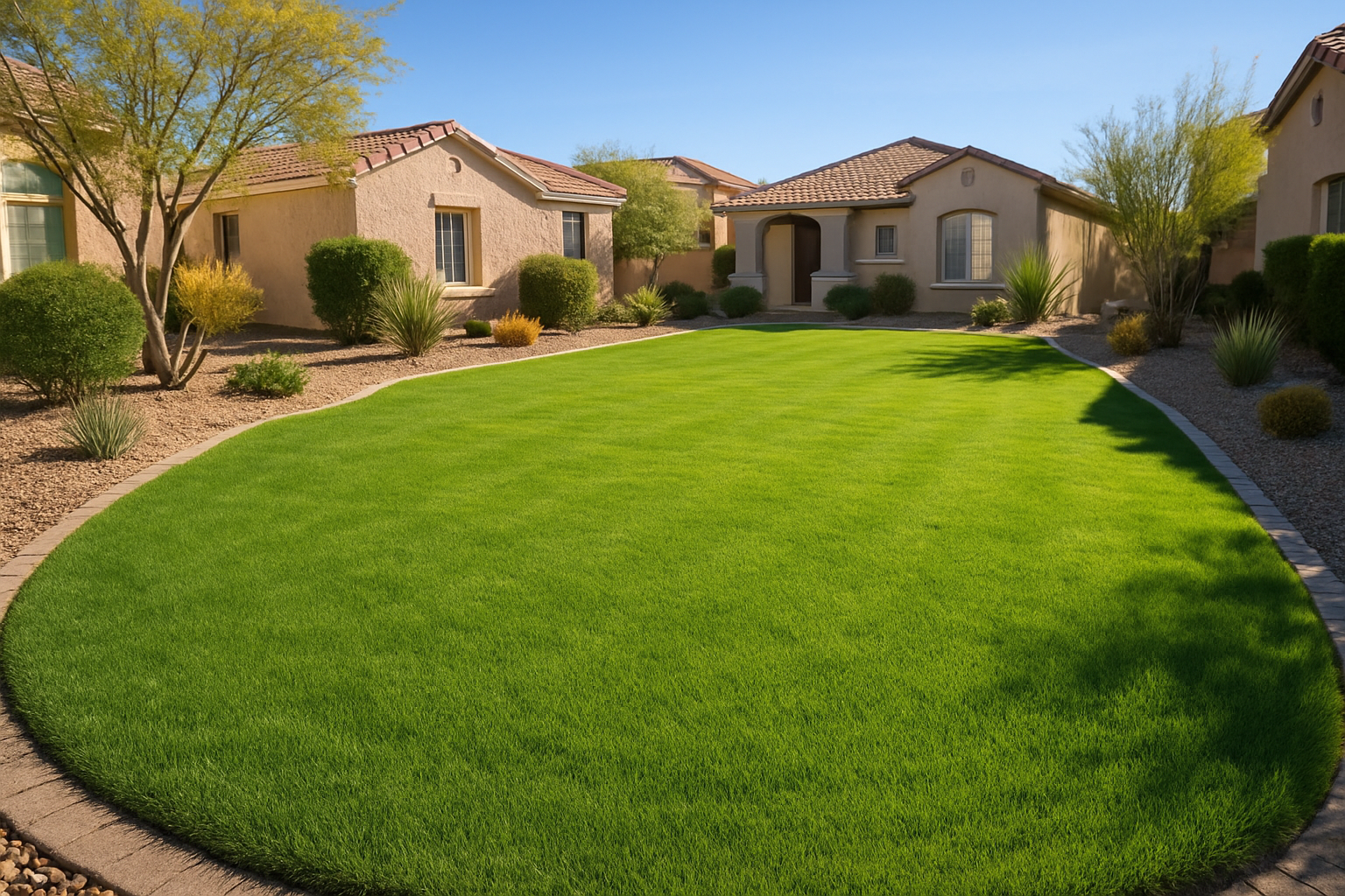las-vegas-green-lawn-las-vegas-fall Choosing the Right Overseed Seed for Your Las Vegas Lawn